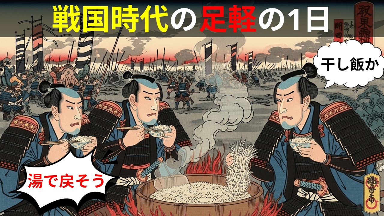 戦国時代の足軽の1日。名も残らぬ下級兵が見た戦場と合戦の現実【江戸闇語り】