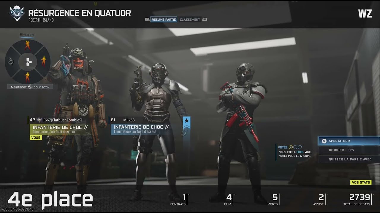 Call of Duty - Warzone résurgence 3v4