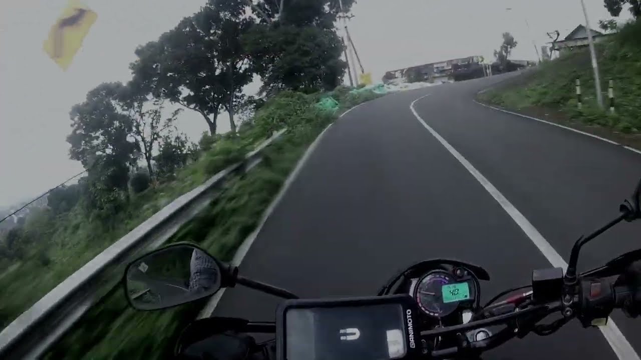 Riding POV Jalan tembusan Sendi tanpa lewat bundaran pacet Candid No Commentary