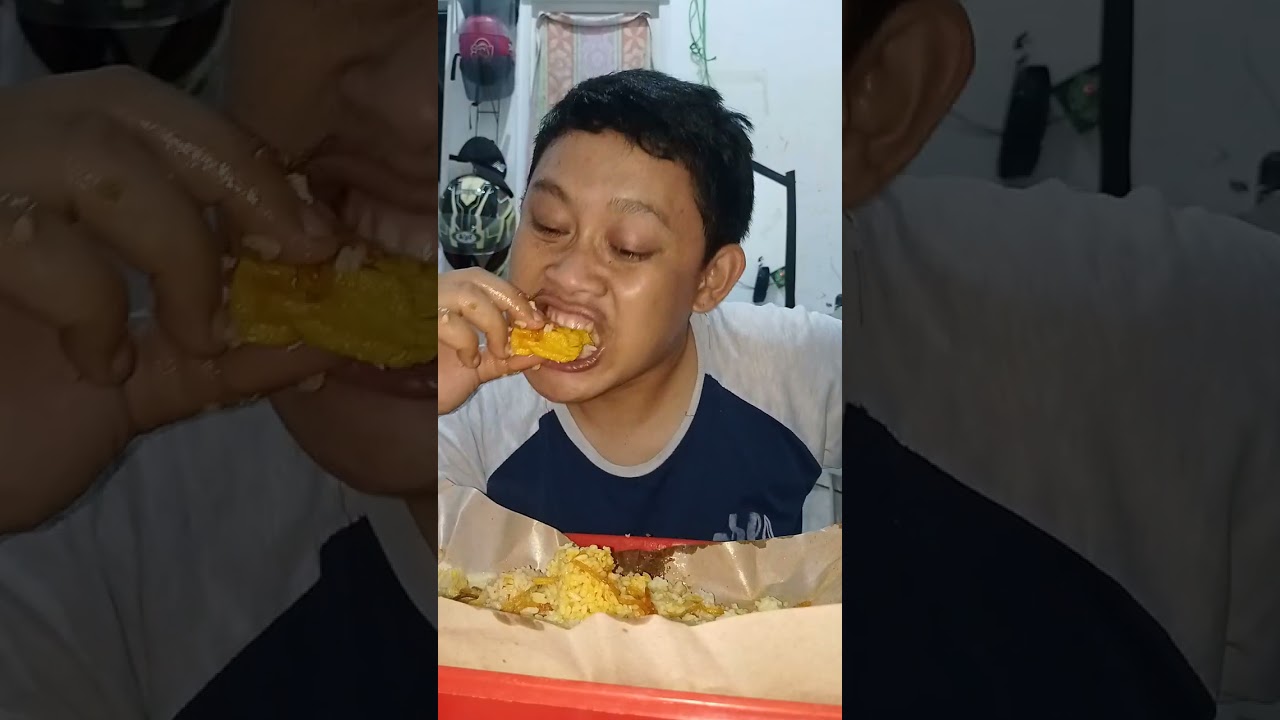 Makan nasi warteg sedikit aja