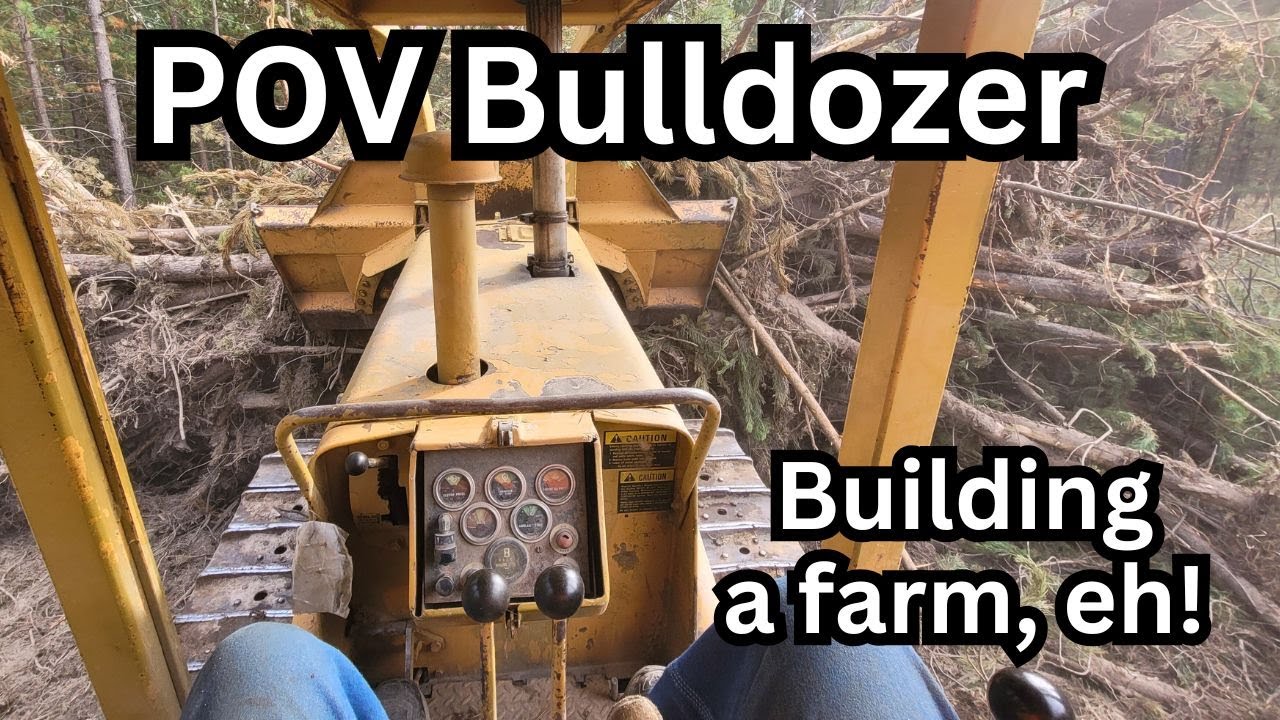 POV: Bulldozing a Massive Brush Pile to Build Up Our Off-Grid Farm
