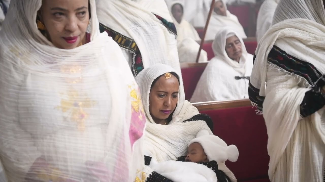 Hebamariam Mesfin in Atlanta ጥምቀት ክርስትና