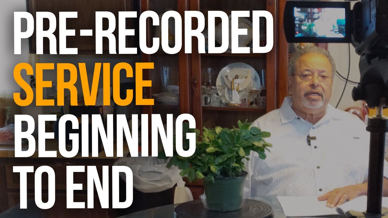 MAKING A PRE-RECORDED SERVICE - BEGINNING TO END | New Vine Baptist Church