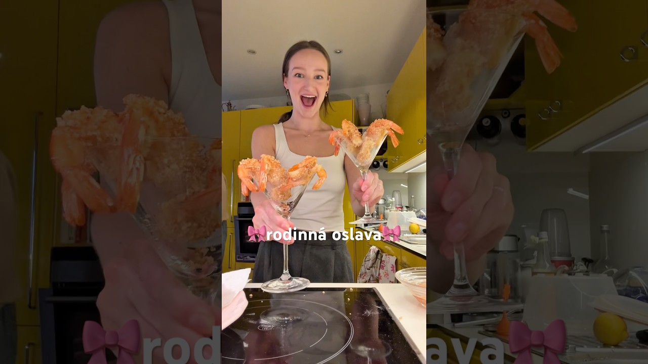 j&iacute;dlo na rodinnou oslavu🎂🌮🍤 #seafood #shrimptempura #partyfood #recipe #jidlo