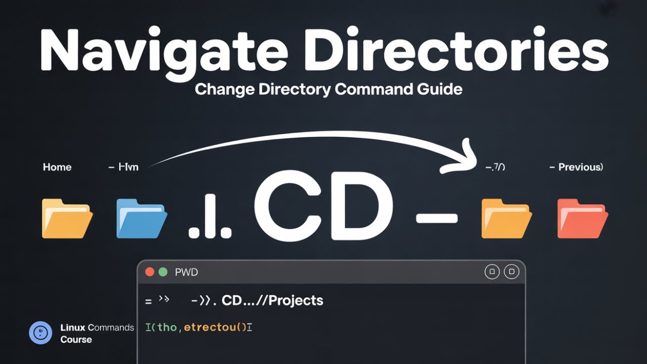 The cd Command - Navigate Directories in Linux Terminal (Git Bash)