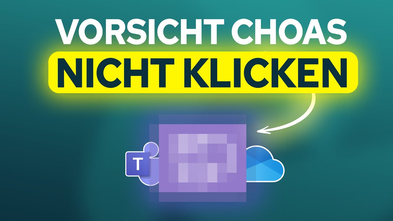 ♨️Ist das die gefährlichste Schaltfläche in Microsoft Teams? Datei-Chaos  #microsoft365 #onedrive