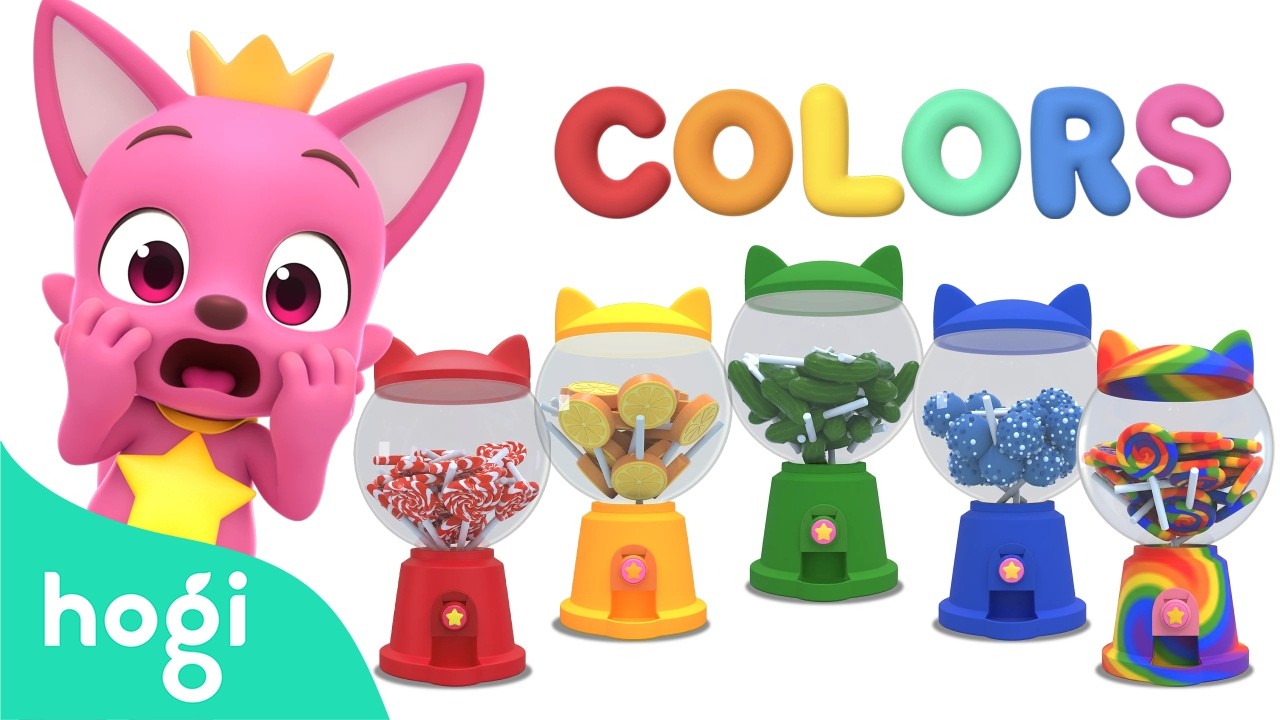 [NEW🌟] 🍭 Pop Pop! 🤩 Colorful Candy Shop｜Learn Colors for Kids｜Hogi Colors｜Hogi Pinkfong