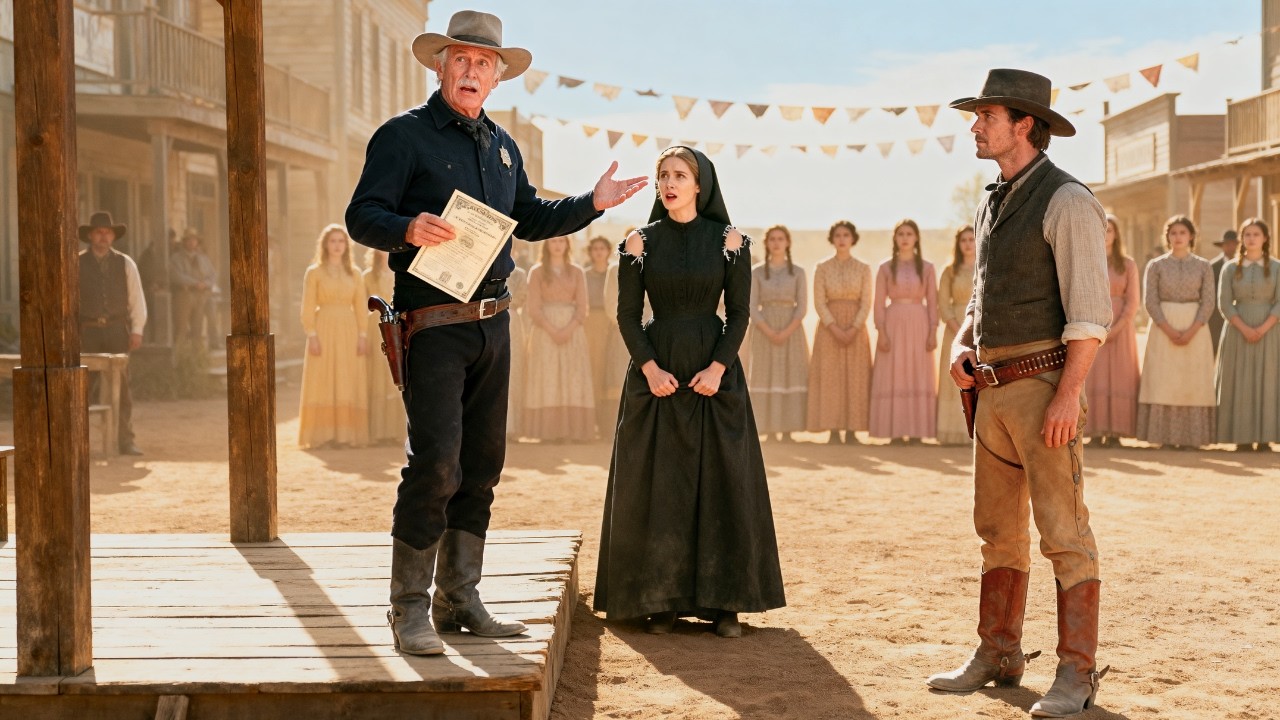 Choose Any Woman You Want, Rancher — the Sheriff Said… “Then I’ll Marry the Widow.”