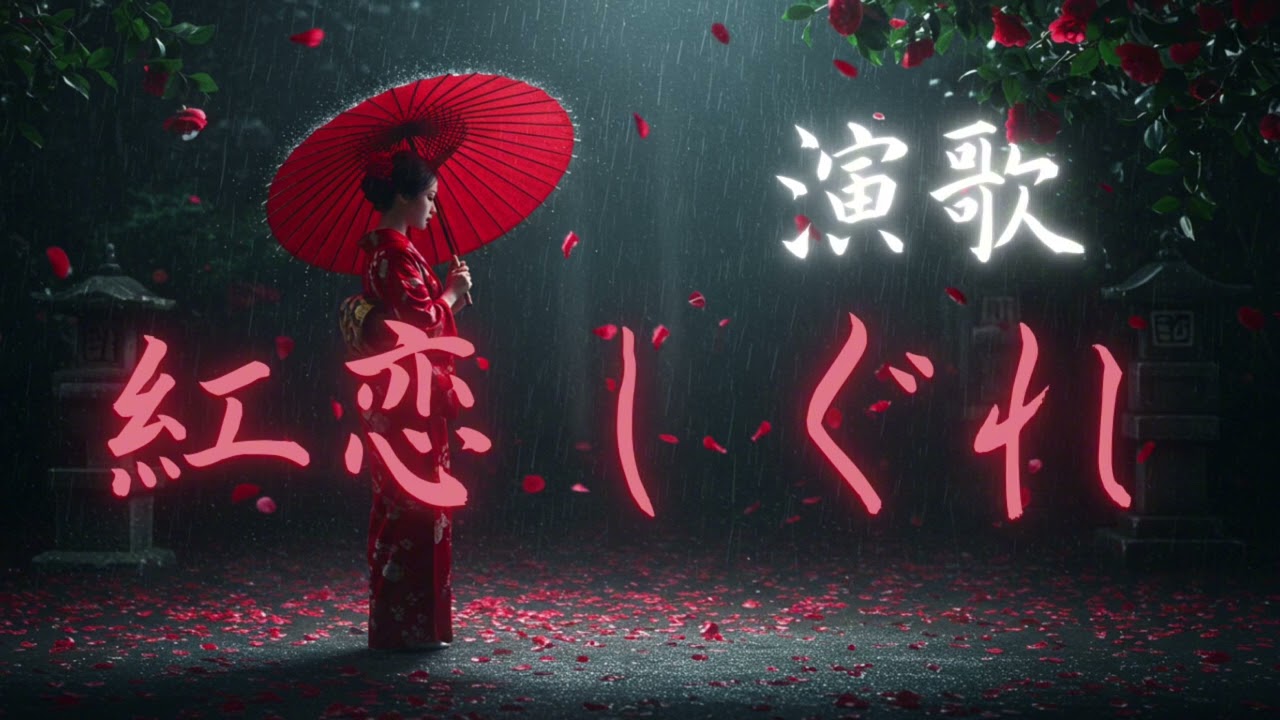 【演歌】紅恋しぐれ - 新時代の演歌がここに誕生/AI Enka