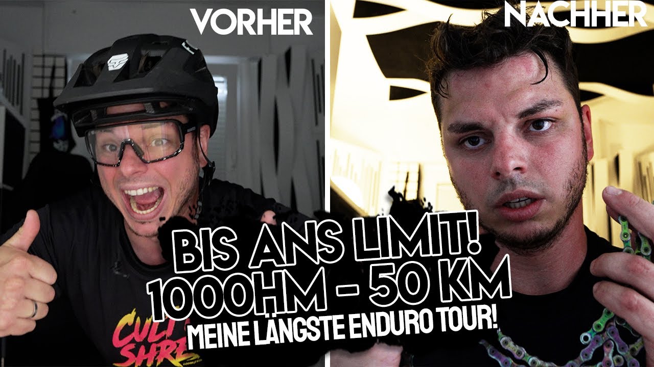 BIS ANS LIMIT | MONSTER ENDURO TOUR MIT 1000hm & 50km | Stacheldraht aufm Trail & Eier eingeschlafen