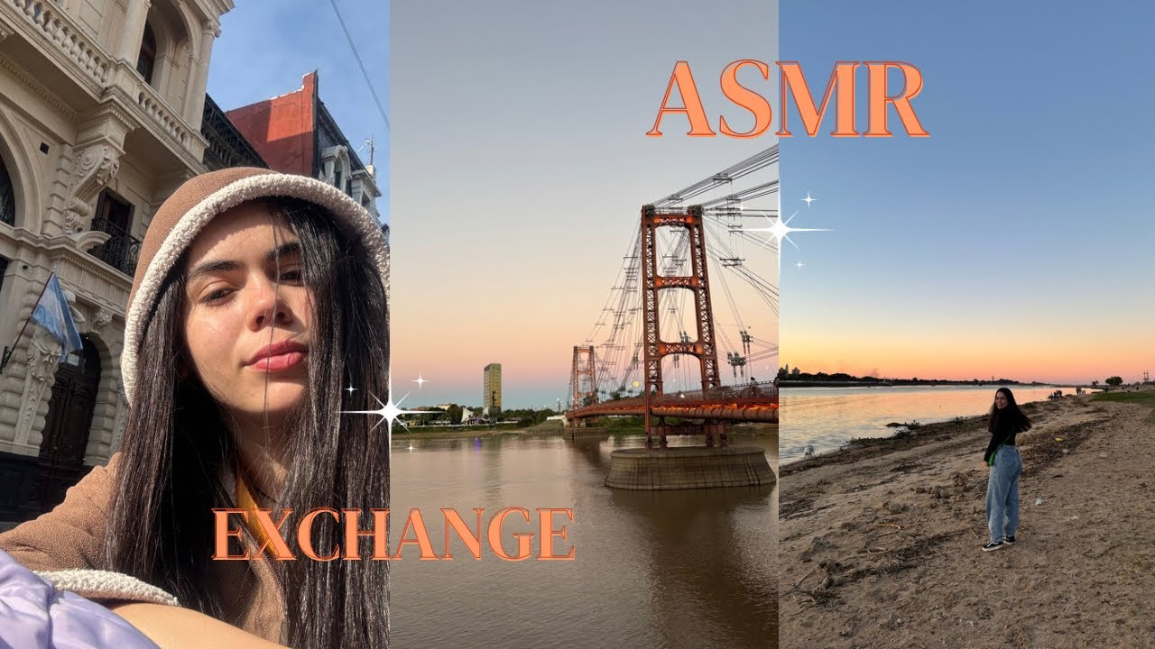 asmr- talking about my exchange (whispers and tapping)
