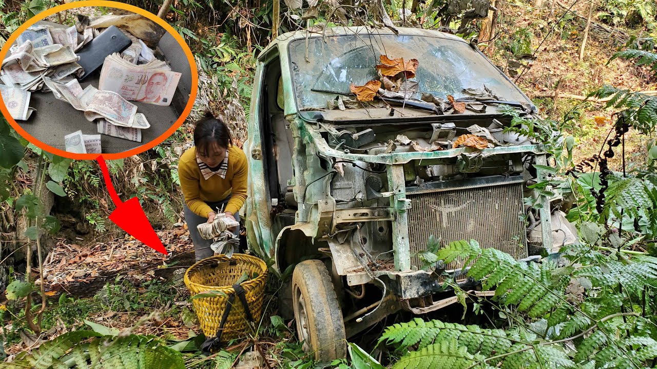 Lots of cash and a phone found in a Mysterious car abandoned in the woods holds SHOCKING secret!
