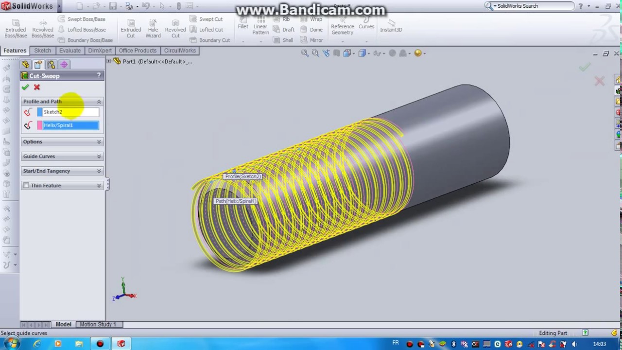 (Episode1) Comment faire un Filetage sur solidworks