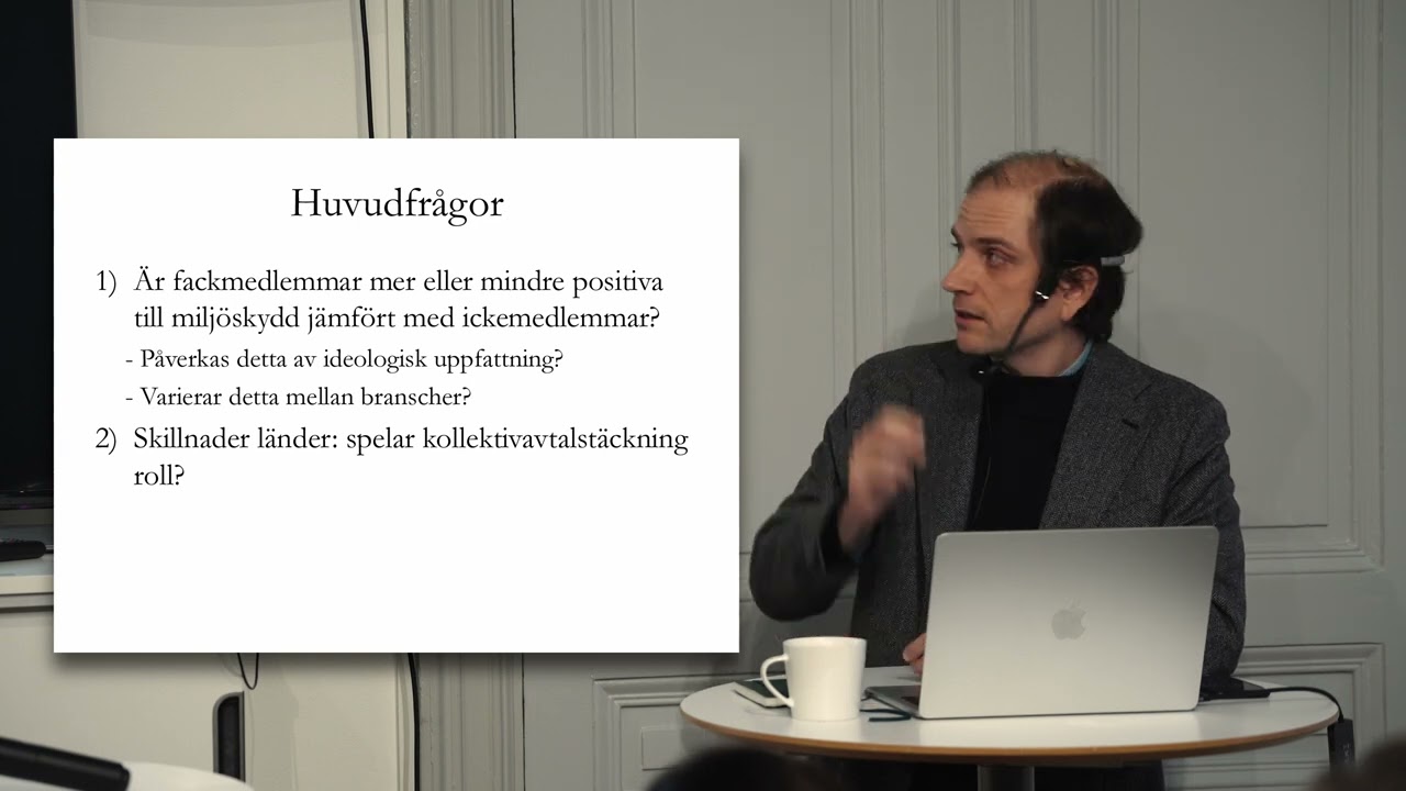 Rapportlansering: Fackliga medlemmar är mer positiva till miljöpolitik