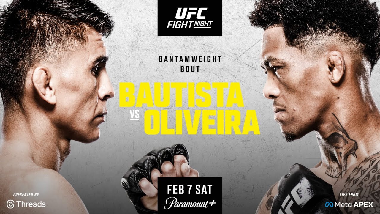 Разбор турнира UFC Fight Night   Bautista vs  Oliveira