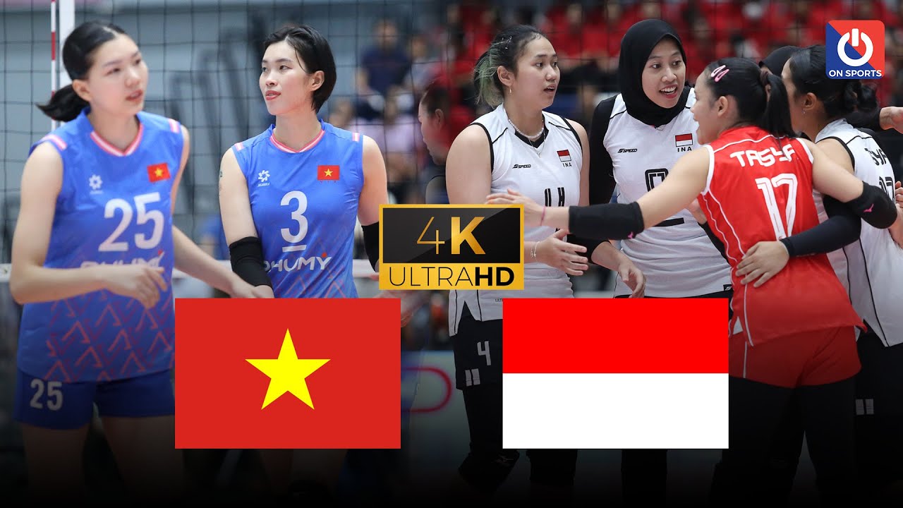 Full 4K | VIỆT NAM vs INDONESIA | Megawati khóc thét trước sức công phá của Thanh Thúy