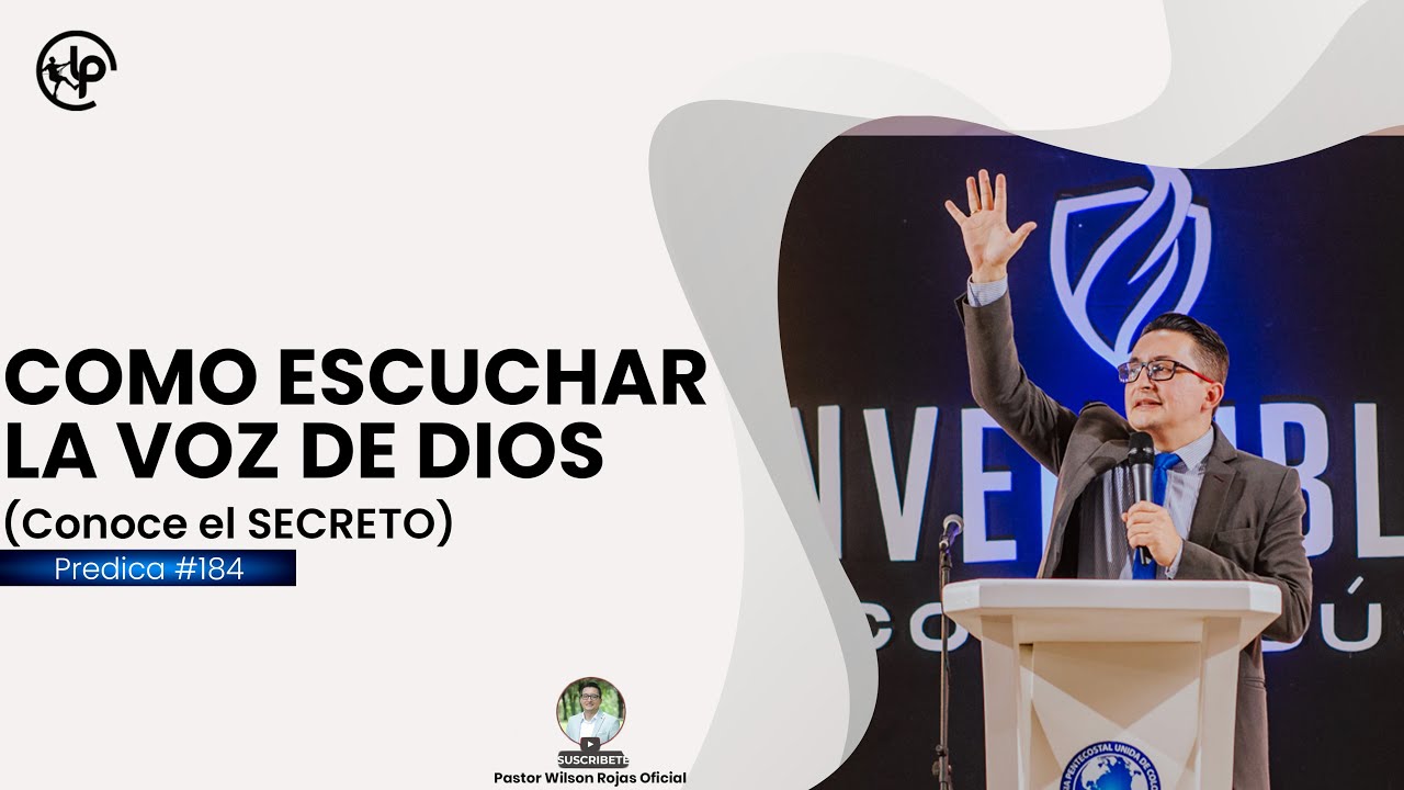 😭Como ESCUCHAR la VOZ de DIOS😲Conoce el Secreto😢PASTOR WILSON ROJAS OFICIAL