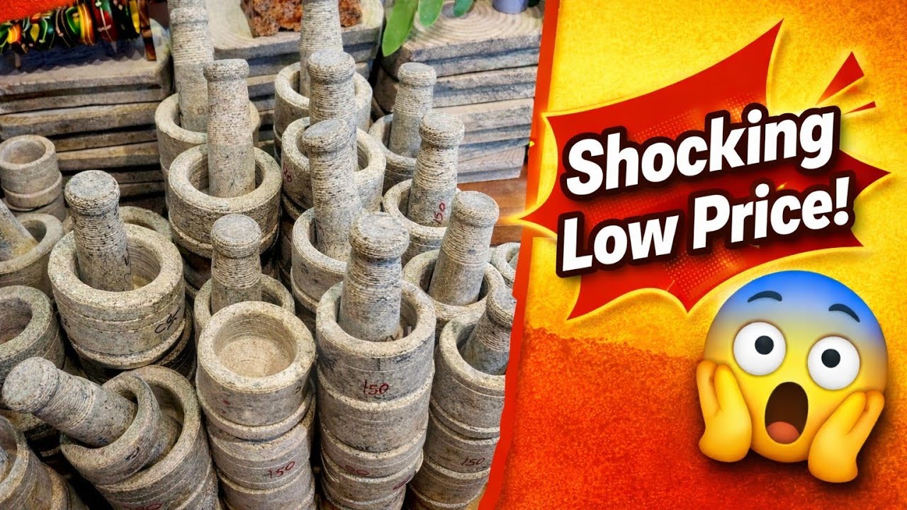 పచ్చడి రోళ్ళు | అన్నీ వెరైటీలు!! అత్తాపూర్ తెలుగులో #streetshopping #pachadirolu #shopping #maaillu