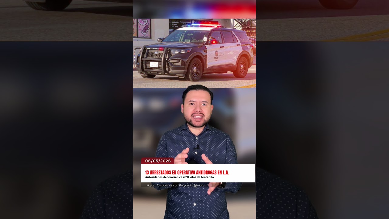 13 arrestados en operativo antidrogas en LA