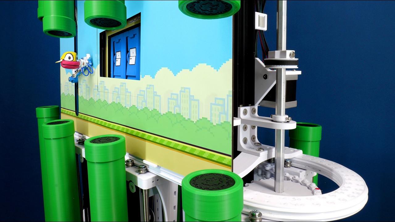I Built a Mechanical Flappy Bird Game
