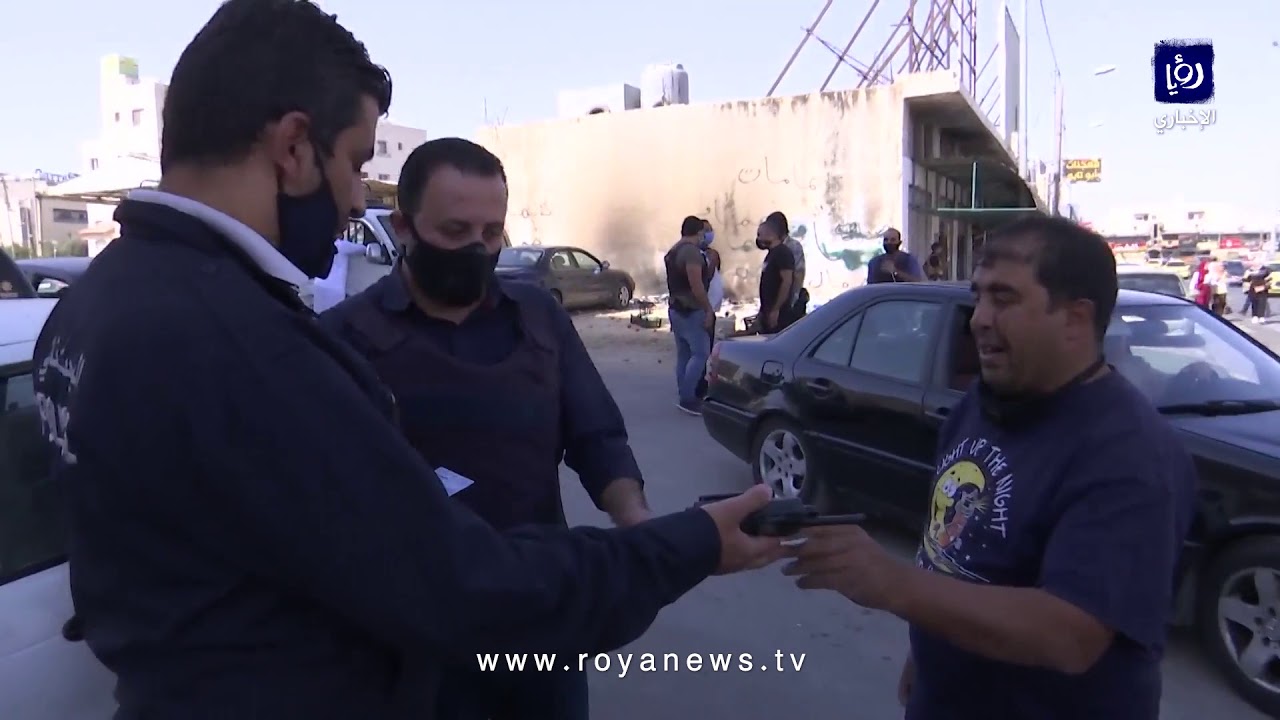 الأجهزة الأمنية تنفذ حملة على أرباب السوابق في مجمع سفريات إربد