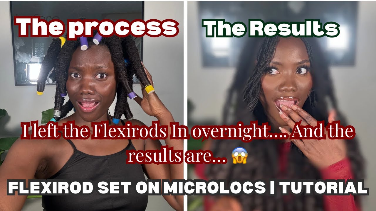 Flexi rods Tutorial | How to achieve the PERFECT Curls on Microlocs, Sisterlocs & Locs