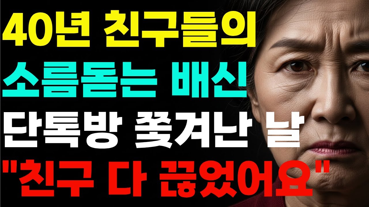 40년 친구들이 하루아침에 등 돌린 이유 | 67세에 깨달은 충격적인 진실 | 오디오북 | 인간관계 | 쇼펜하우어