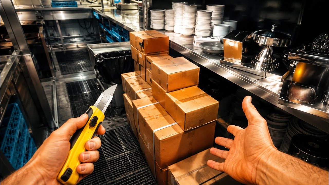 Unboxing Brand New Dishes at Work… Then Running Them Through the Dishwasher | POV Dishwashing