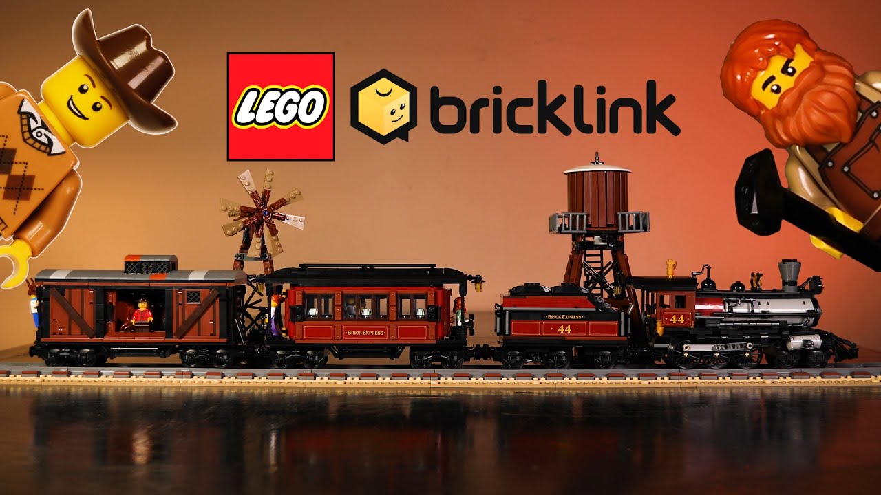 Reviewing and MOTORIZING the New LEGO Wild West Train! 910044