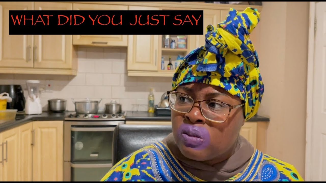 When you embarrass your African mum in public.