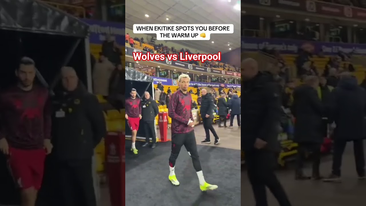 Hugo Ekitike.Wolves vs Liverpool