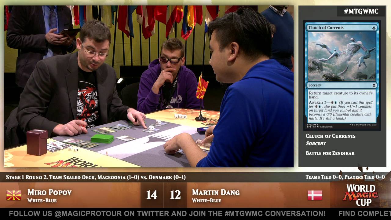 2015 World Magic Cup Stage 1, Round 2 (Team Sealed): Macedonia vs. Denmark