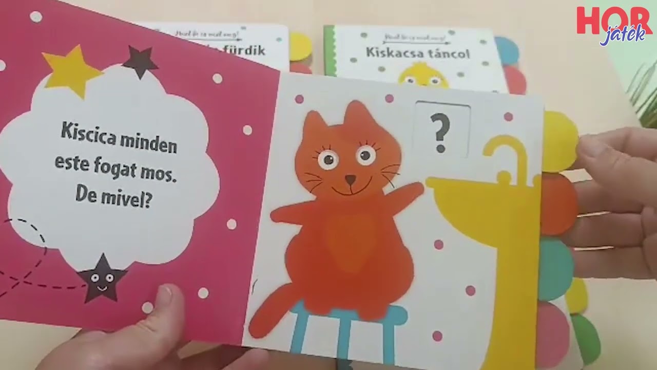 Húzd ki és nézd meg - Kiscica alszik - lapozó