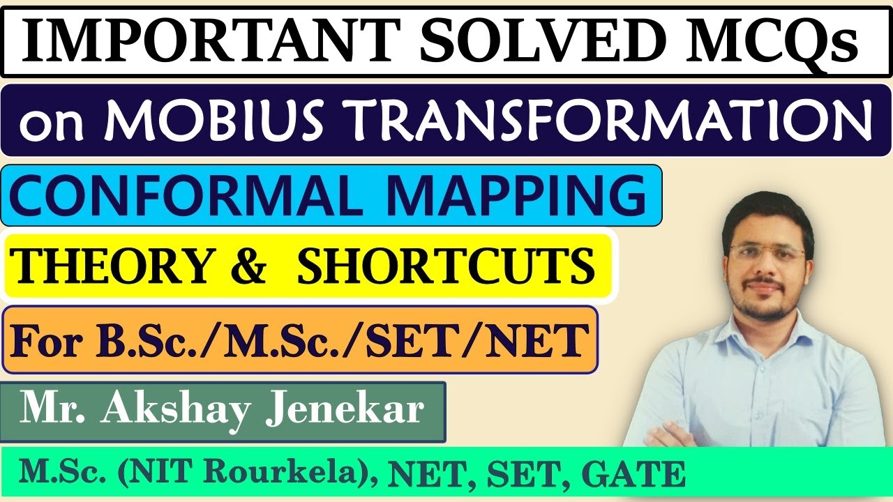 Important MCQ on Conformal mapping | Bilinear or Mobius Transformation | Complex Analysis | BSc Math