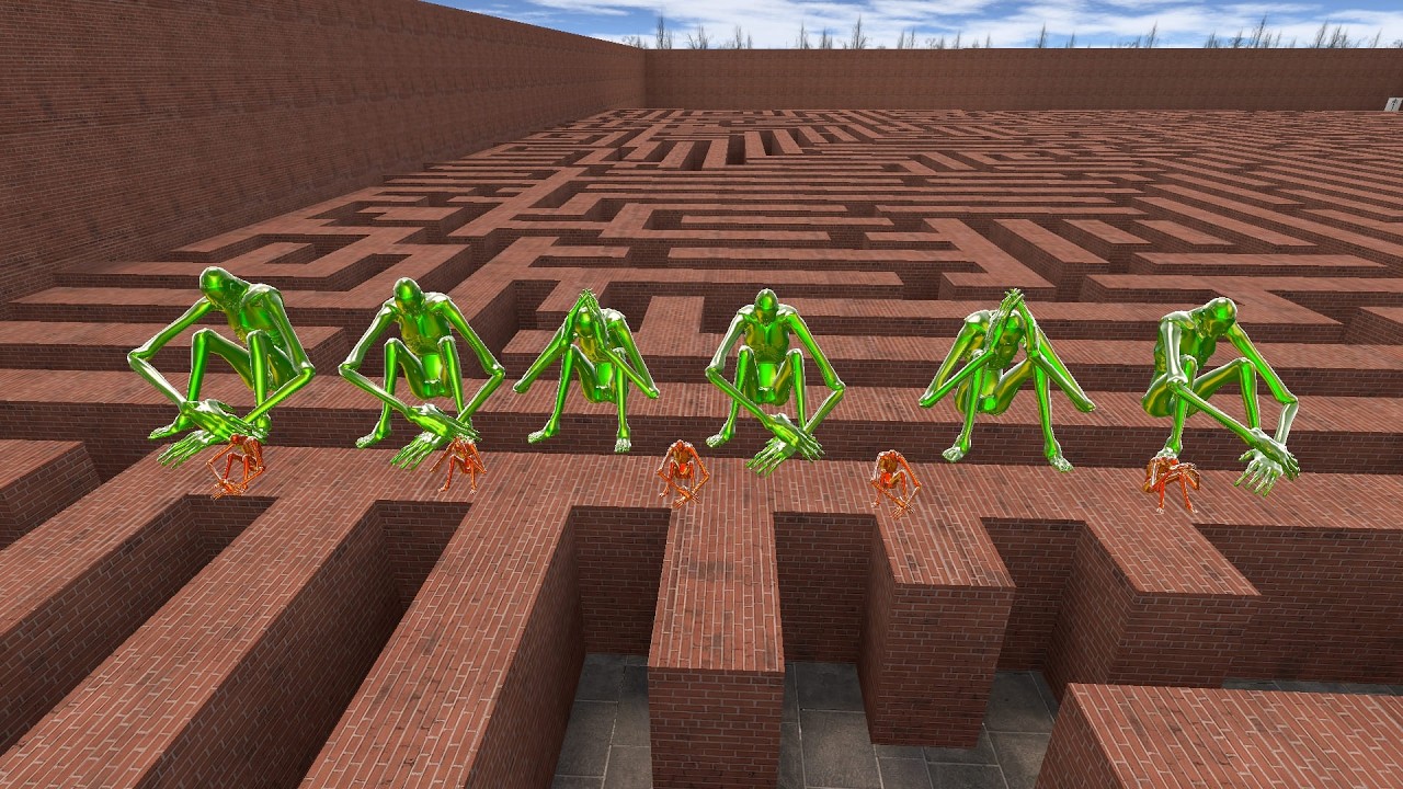 Entering the Horror GM Maze🚪and Meeting SCP-096😨(Garry's Mod)!!#Scp Modlab #gmod #garrysmod #scp