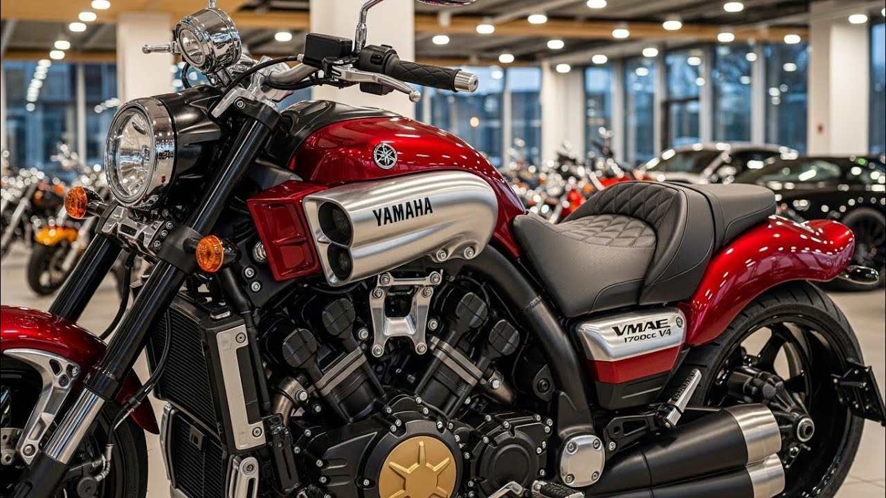 2026 Yamaha VMAX 1700CC V4 🔥 Power Cruiser Beast Unleashed!