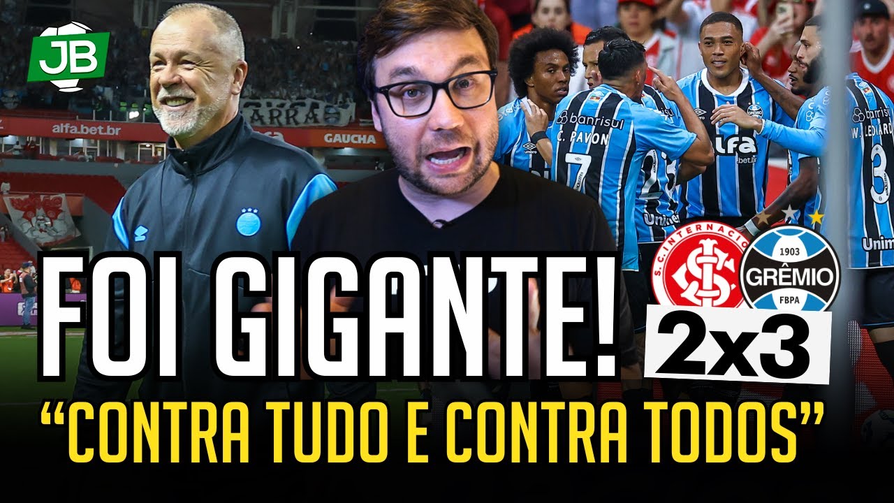 🔵 GR&Ecirc;MIO FOI GIGANTE E CONSEGUIU A FAMOSA VIT&Oacute;RIA 