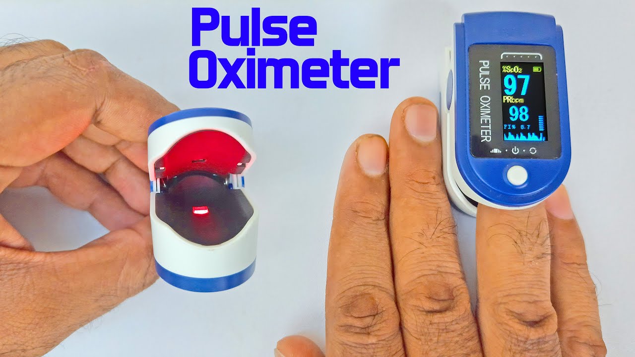How to use Finger Pulse Oximeter to check body oxygen saturation level and pulse rate