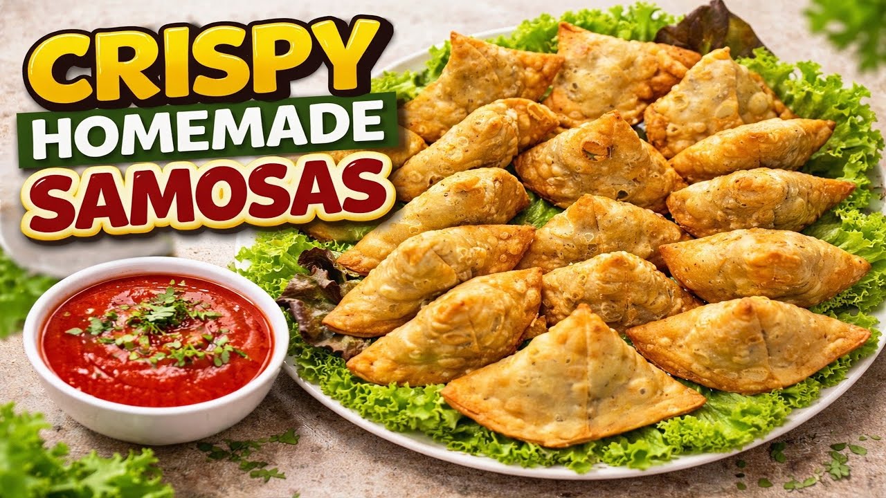 Crispy Homemade Samosas | Easy & Delicious Recipe