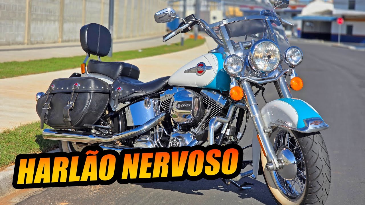 ROLÉ IRADO DE HARLEY DAVIDSON HERITAGE *NOVO BRINQUEDO DA LOJA*