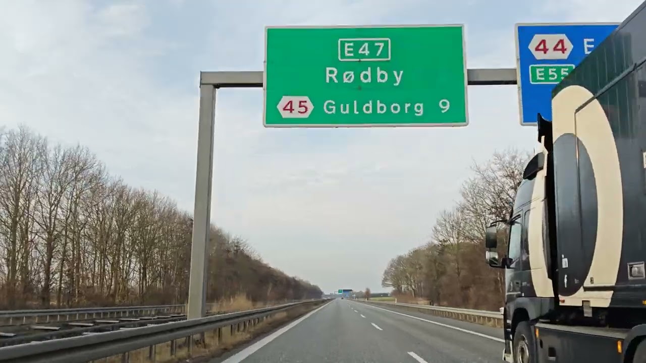 Quiet Countryside in Denmark – Day Drive. Bogø By to Nykøbing F. 4K