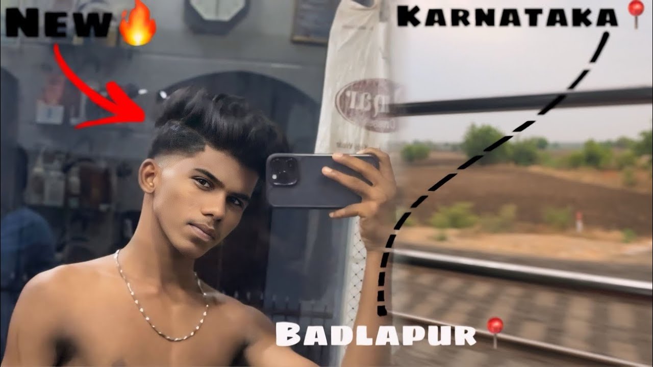 Badlapur📍 to Karnataka📍 || new hair style🔥😍 || daily vlog || micky05 || vlog no.99