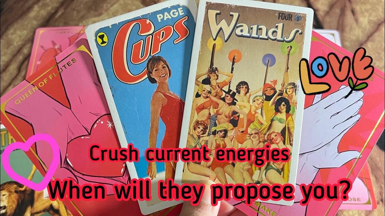 Crush current energies | When will they propose you?💍❤️ Hindi tarot card reading