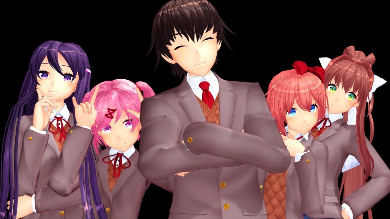 [DDLC mod, Harem Route] Doki Doki Literature Club x 