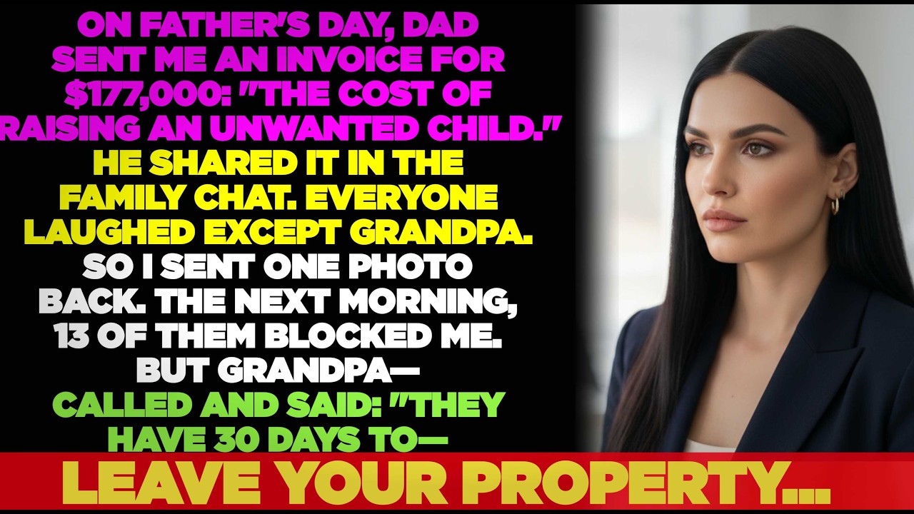 My Father Sent Me A $177,000 Bill: 