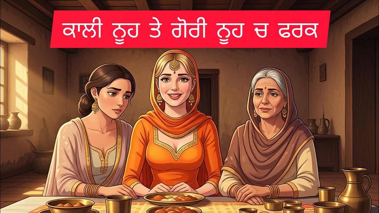 “ਅਮਰੀਕਾ ਵਾਲੀ ਗੋਰੀ ਨੂੰਹ ਦਾ ਅਸਲੀ ਚਿਹਰਾ” nooh sas |  punjabi Story | punjabi natak |new short film #ai 