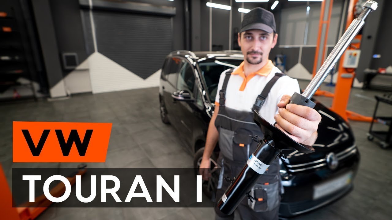 Hvordan bytte fremre fjærbein der på VW TOURAN 1 (1T3) [BRUKSANVISNING AUTODOC]