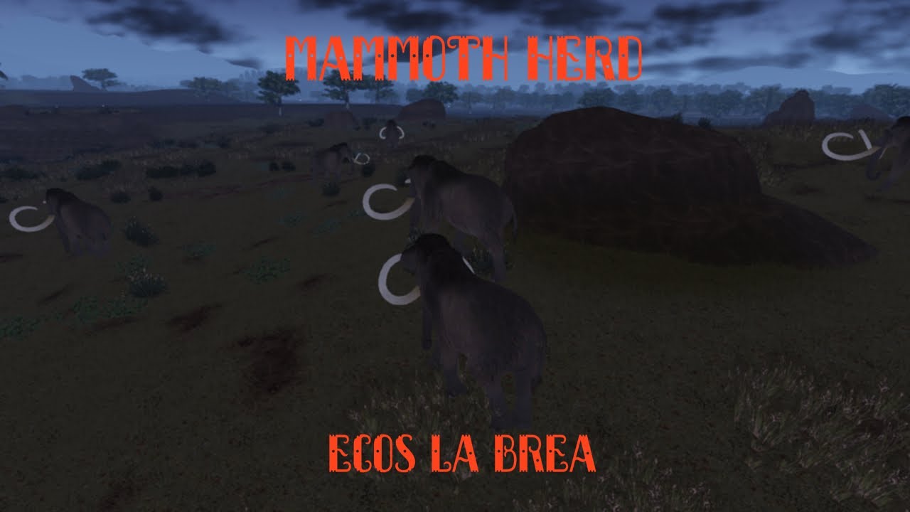 Mammoth Herd - Ecos La Brea (Roblox)