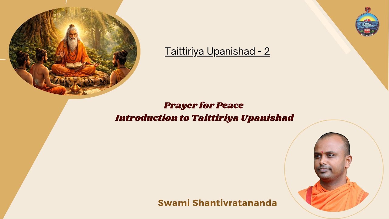 taittiriya Upanishad by Swami Shantivratananda