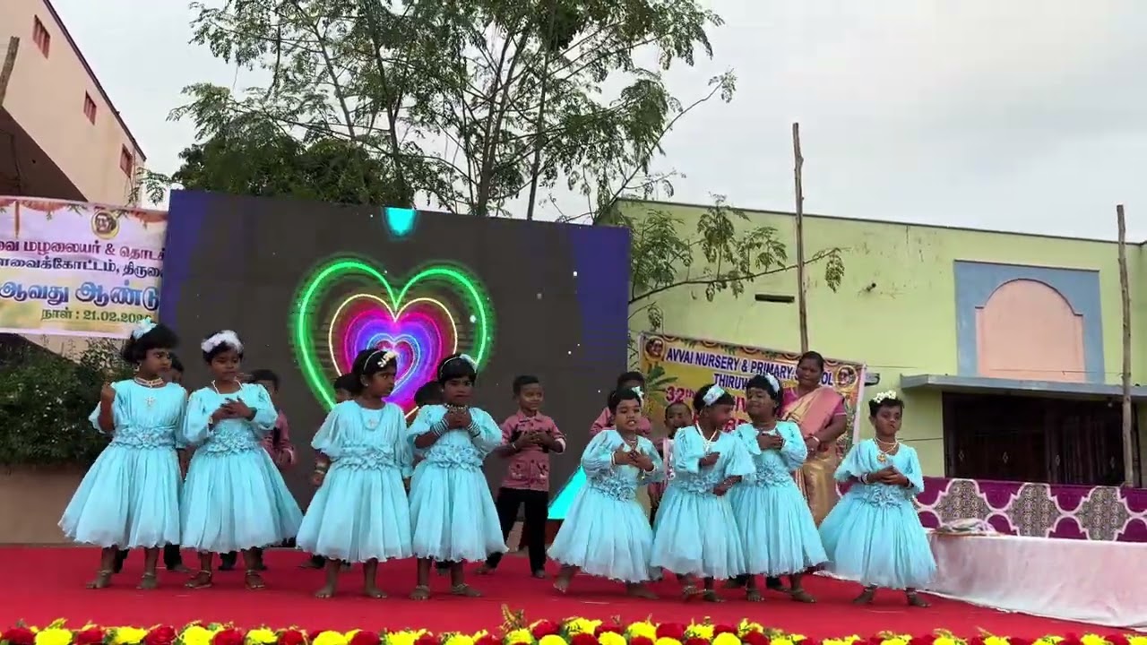 Monica Belluchi Dance- LKG- Avvai School,Thiruvaiyaru - Annual Day 2026